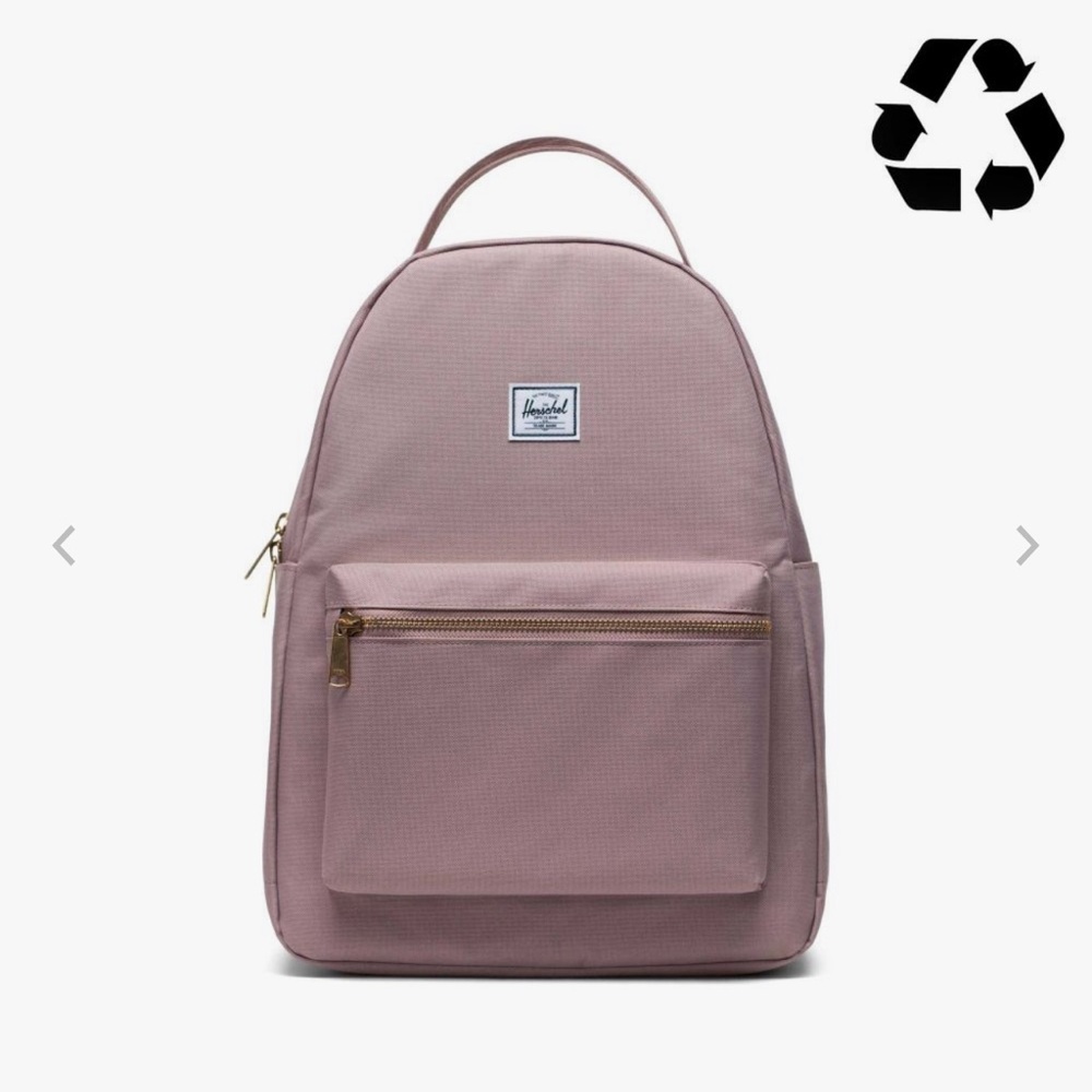 Herschel Supply Company Classic Backpack in Dusty Rose with Gold Zippers - Picture 2 of 6